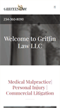 Mobile Screenshot of griff-law.com
